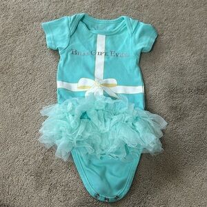 Sara Kety Tiffany Blue “Best Gift Ever” Tutu Onesie